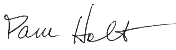 Pam Holt Signature