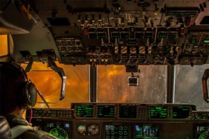 Air National Guard responding to Pier Fire Fresno, CA