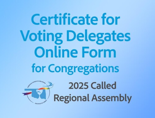 Submit Certificate of Voting Delegates